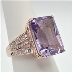 EFFY 14K Rose Gold Radiant Cut 